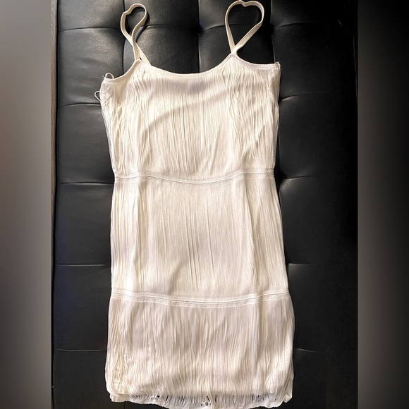 Flapper style fringe dress - Ivory - Picture 2 of 2